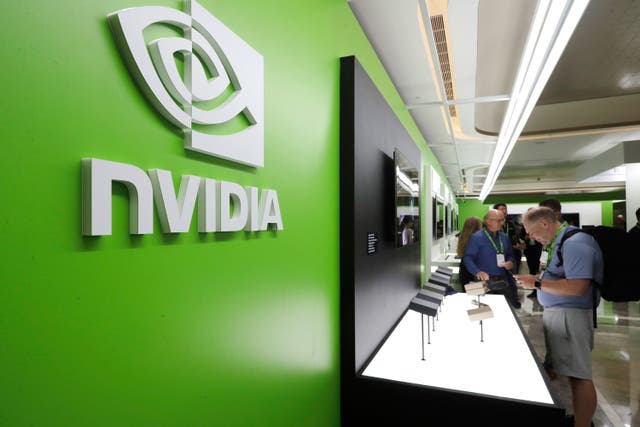 <p>Nvidia is likely to report a more than 56 per cent jump in its fiscal August-October quarter revenue to $54.92 billion, according to data compiled by LSEG</p>