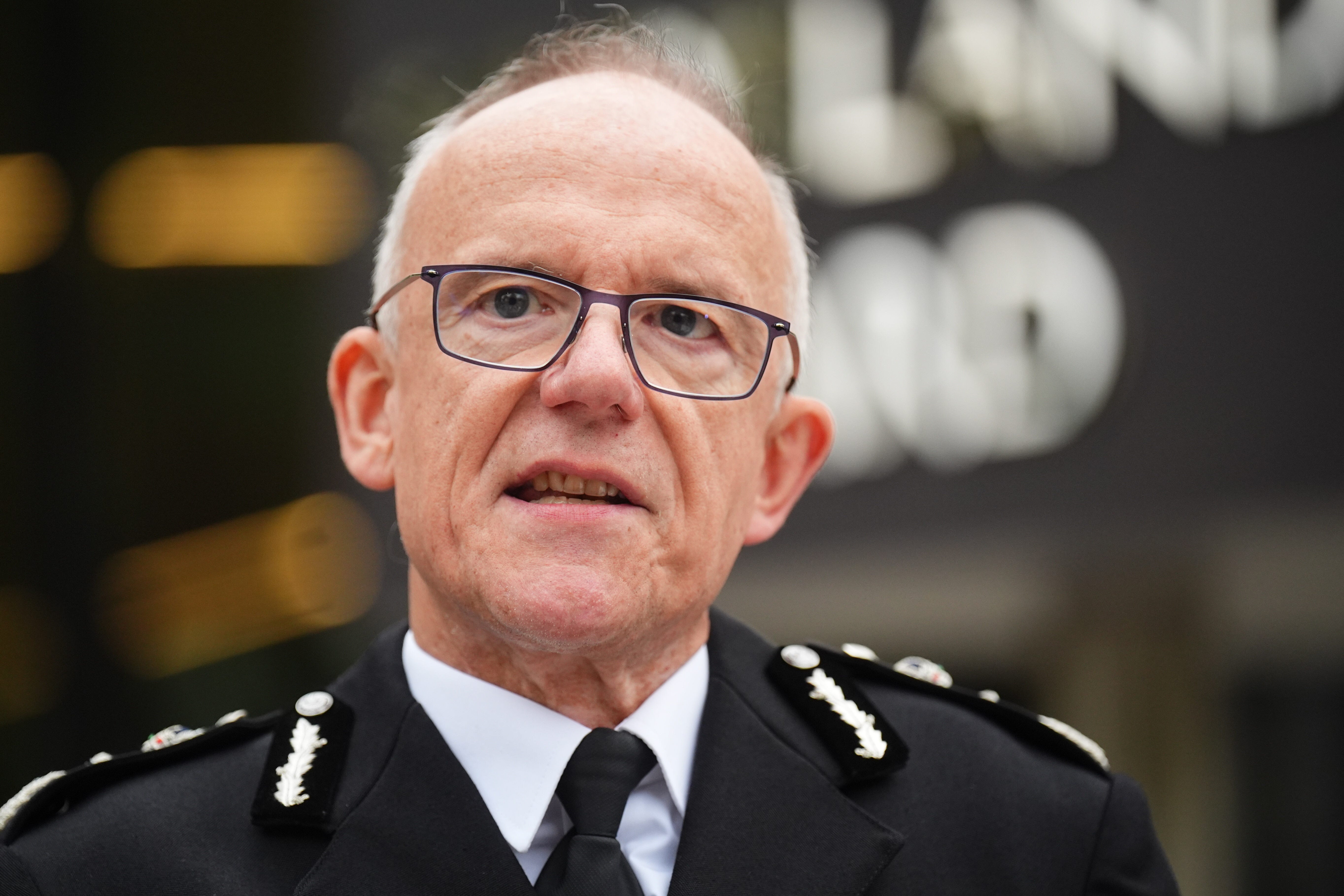 Sir Mark Rowley said Palestine Action cases are placing a ‘big burden’ on counterterrorism officers