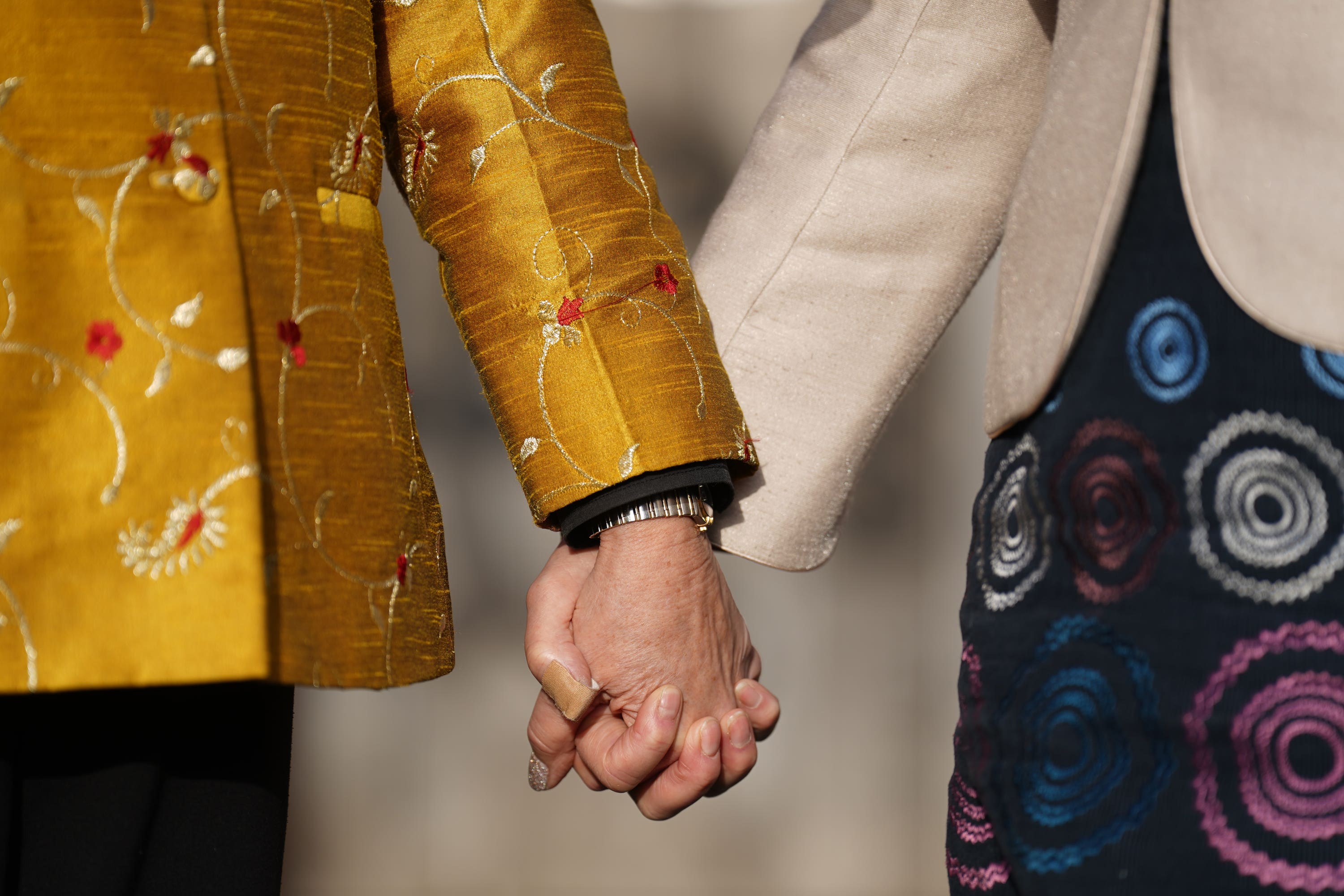 The Church has issued an update on the process for standalone same-sex blessings services (Joe Giddens/PA)