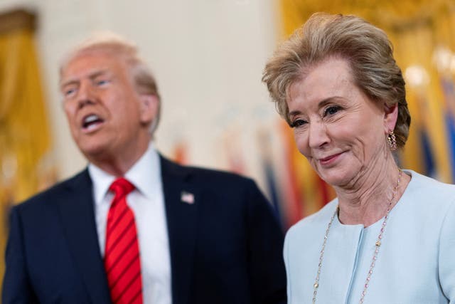 <p>Education Secretary Linda McMahon oversees the Department of Education under President Donald Trump. The administration has eliminated much of the staff for the Office of Special Education and Rehabilitative Services.</p>