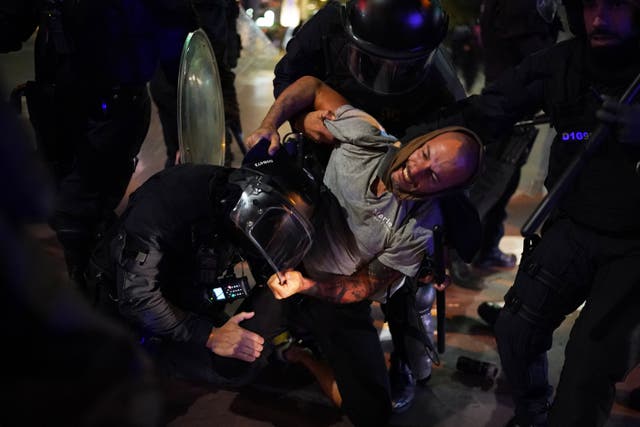 <p>APTOPIX Spain Israel Palestinians</p>