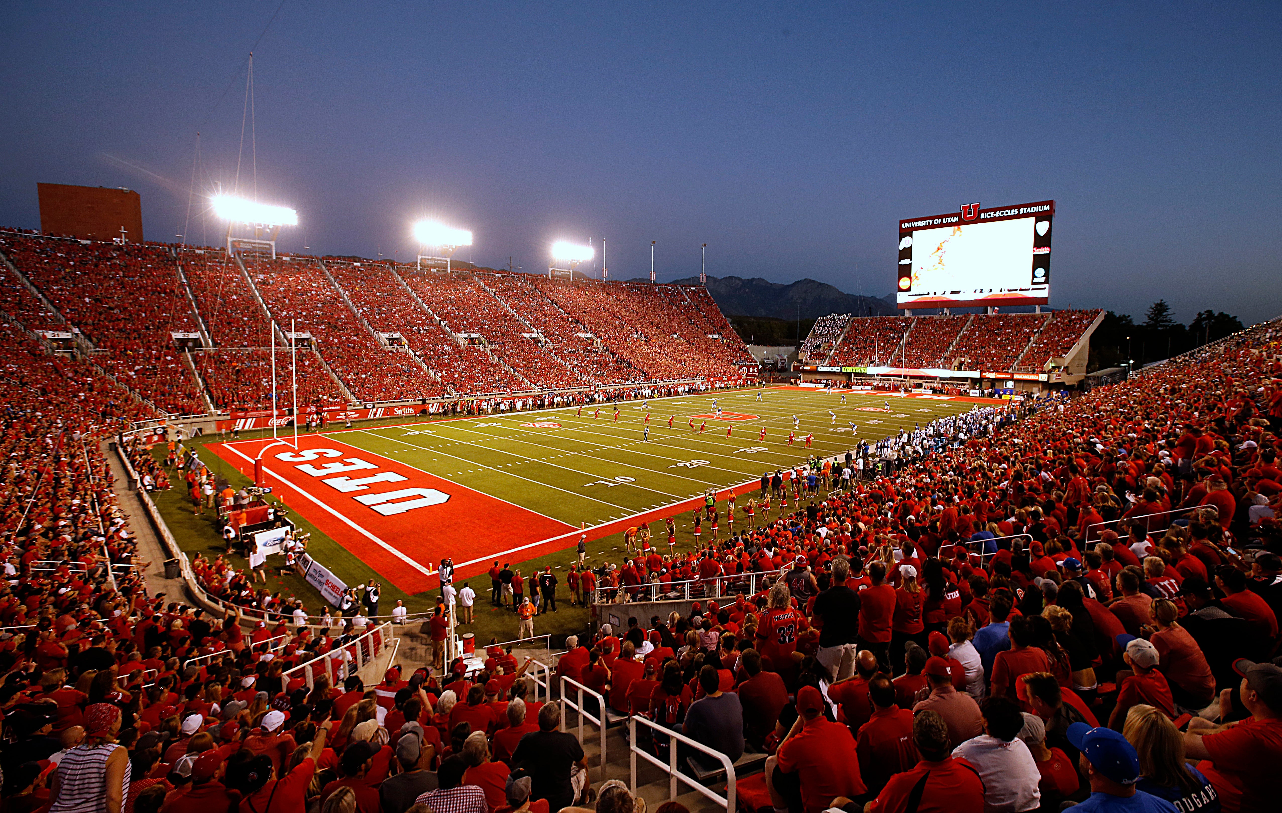 Many incidents have occurred over the years including a triple pitch invasion by fans in 2012, in which Utes fans were penalized for celebrating too early – before eventually going on to win. In 1999 a Utes cheerleader punched a BYU fan who tackled him from behind