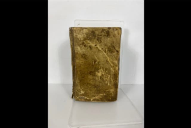 <p>An incredibly rare 17th-century book has been found in a donation bin at Michigan State University’s thrift shop</p>