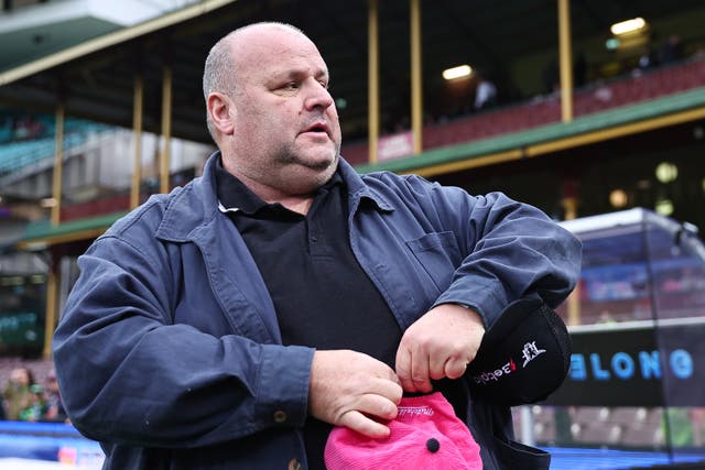 <p>Social media personality John Fisher is seen prior to the BBL match between Sydney Sixers and Sydney Thunder at Sydney Cricket Ground, on January 17, 2025, in Sydney, Australia</p>