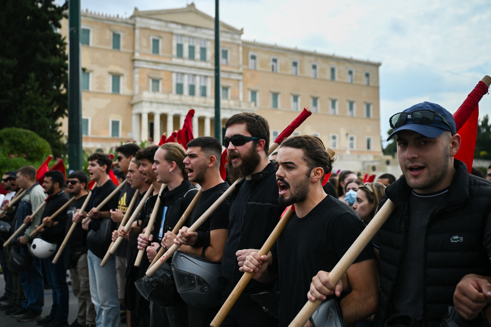 <p>Transport and services in Greece were disrupted due to the protests against the controversial new working law</p>