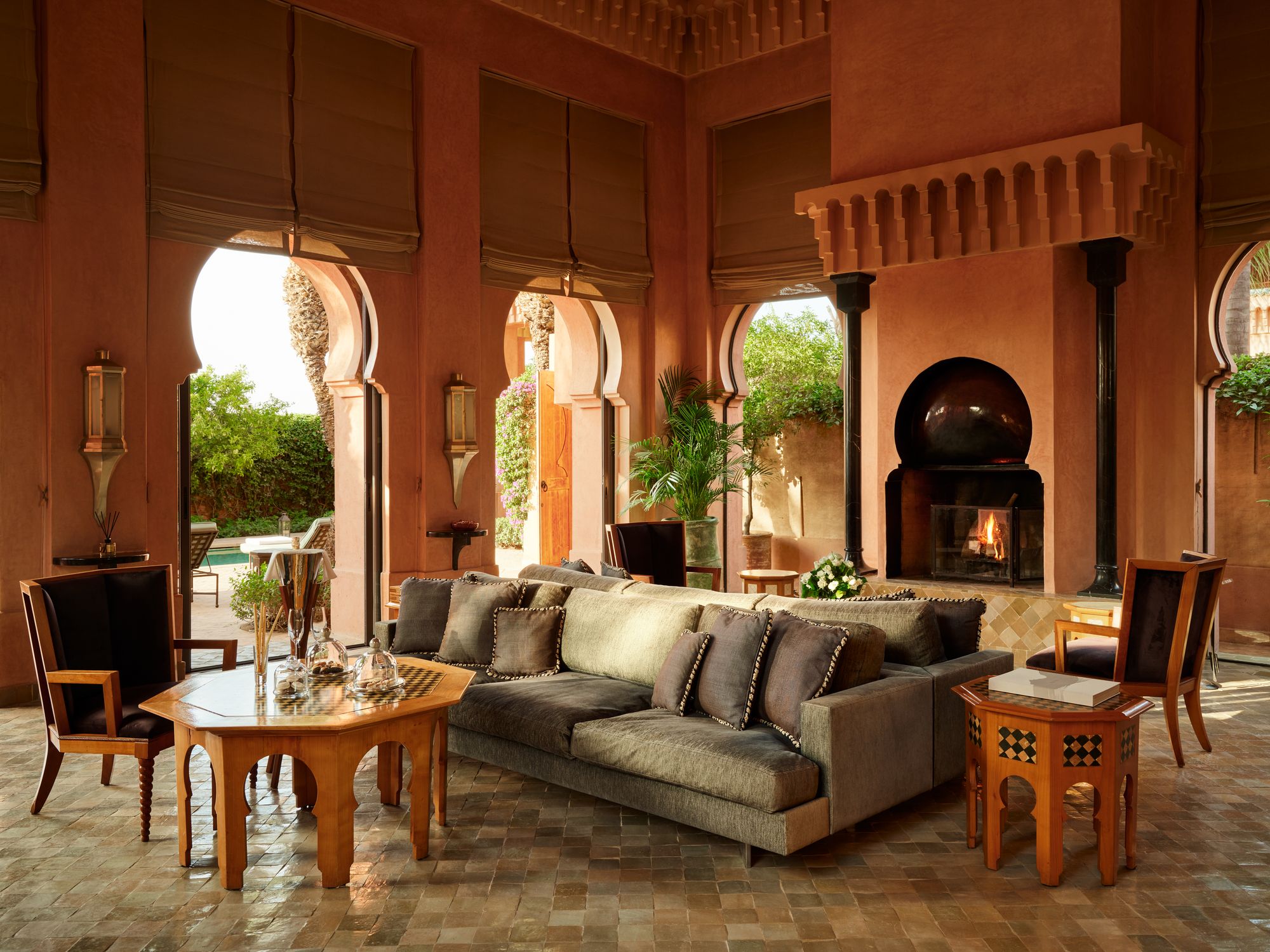 Moorish architecture is brought to Marrakech at Amanjena