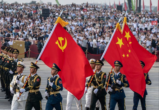 <p>The weapons were first unveiled at the 3 September military parade in Beijing last year, marking the 80th anniversary of victory over Japan and the end of World War II</p>