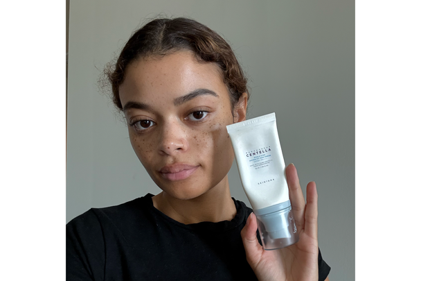 best Korean skincare indybest review Skin1004 madagascar centella hyalu-cica water-fit sun serum