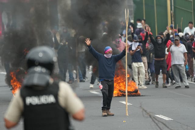 ECUADOR-PROTESTAS
