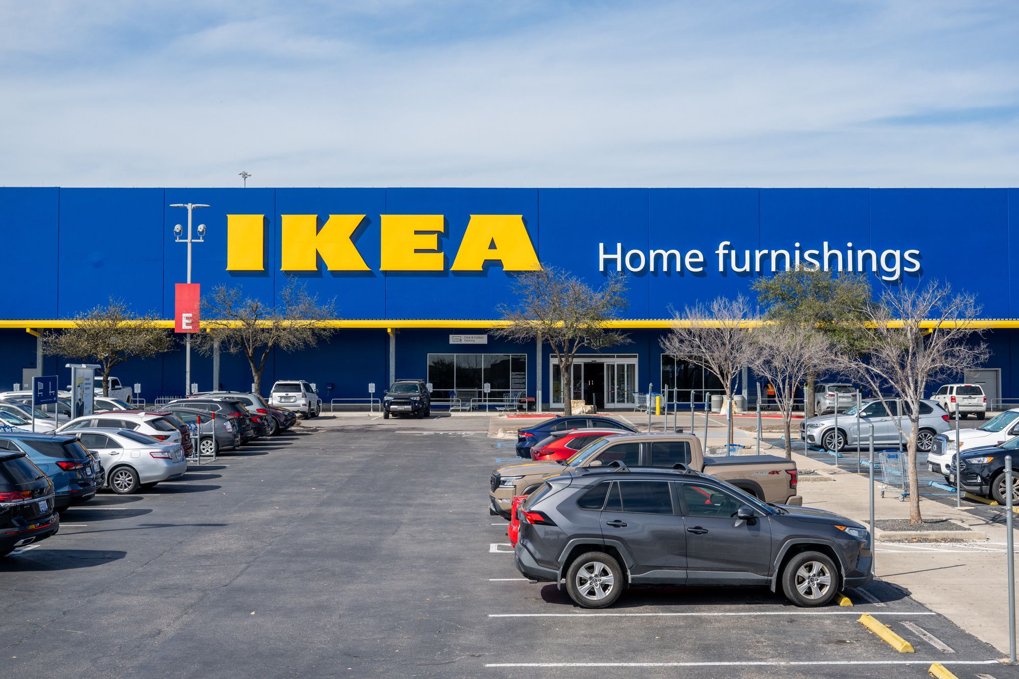 <p>IKEA home furnishings store </p>
