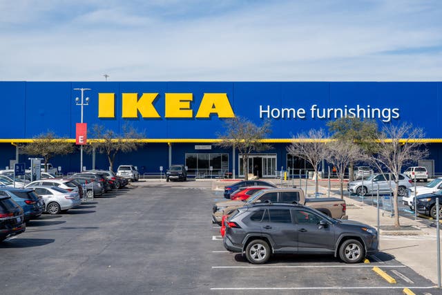 <p>IKEA home furnishings store </p>