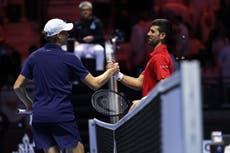 Six Kings Slam live: Djokovic thrashed by ruthless Sinner as Alcaraz sets up blockbuster final