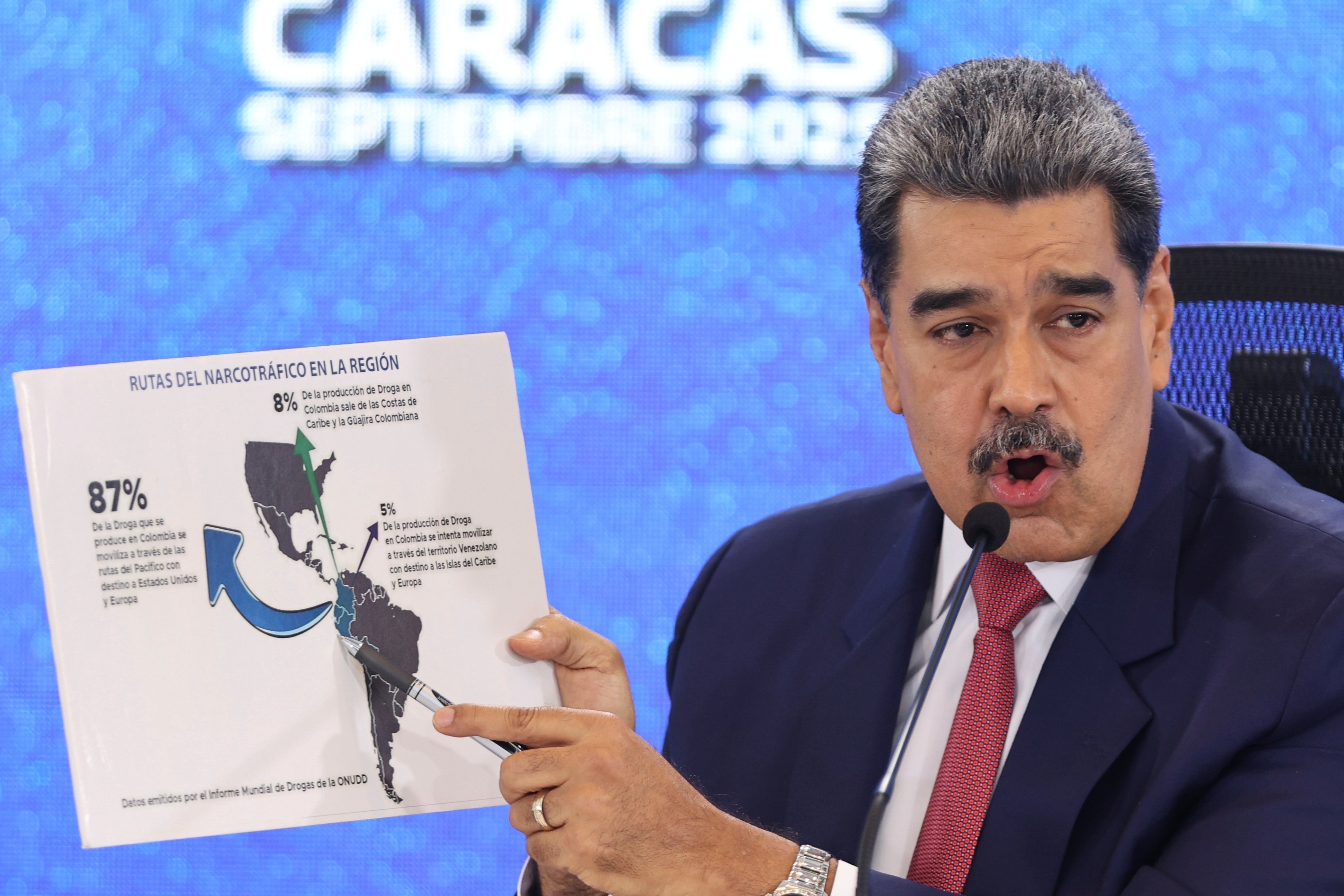 Venezuela has criticized the U.S. military buildup in the Caribbean and mobilized troops and militia forces
