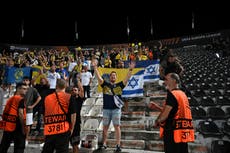 Why are Maccabi Tel Aviv fans banned from Aston Villa game and why is it controversial?