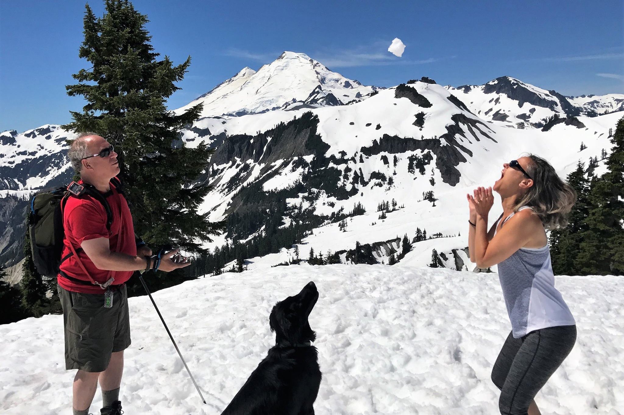 Dan Fine with those who matter most to him