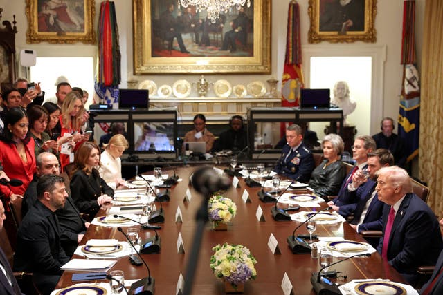 <p>Trump and Zelensky met at the White House for the second time this year on Friday</p>