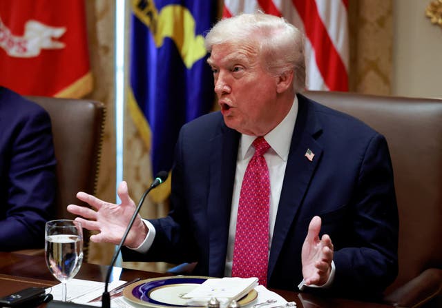 <p>President Donald Trump falsely claimed the U.S. has ‘never had a president that solved one war’</p>