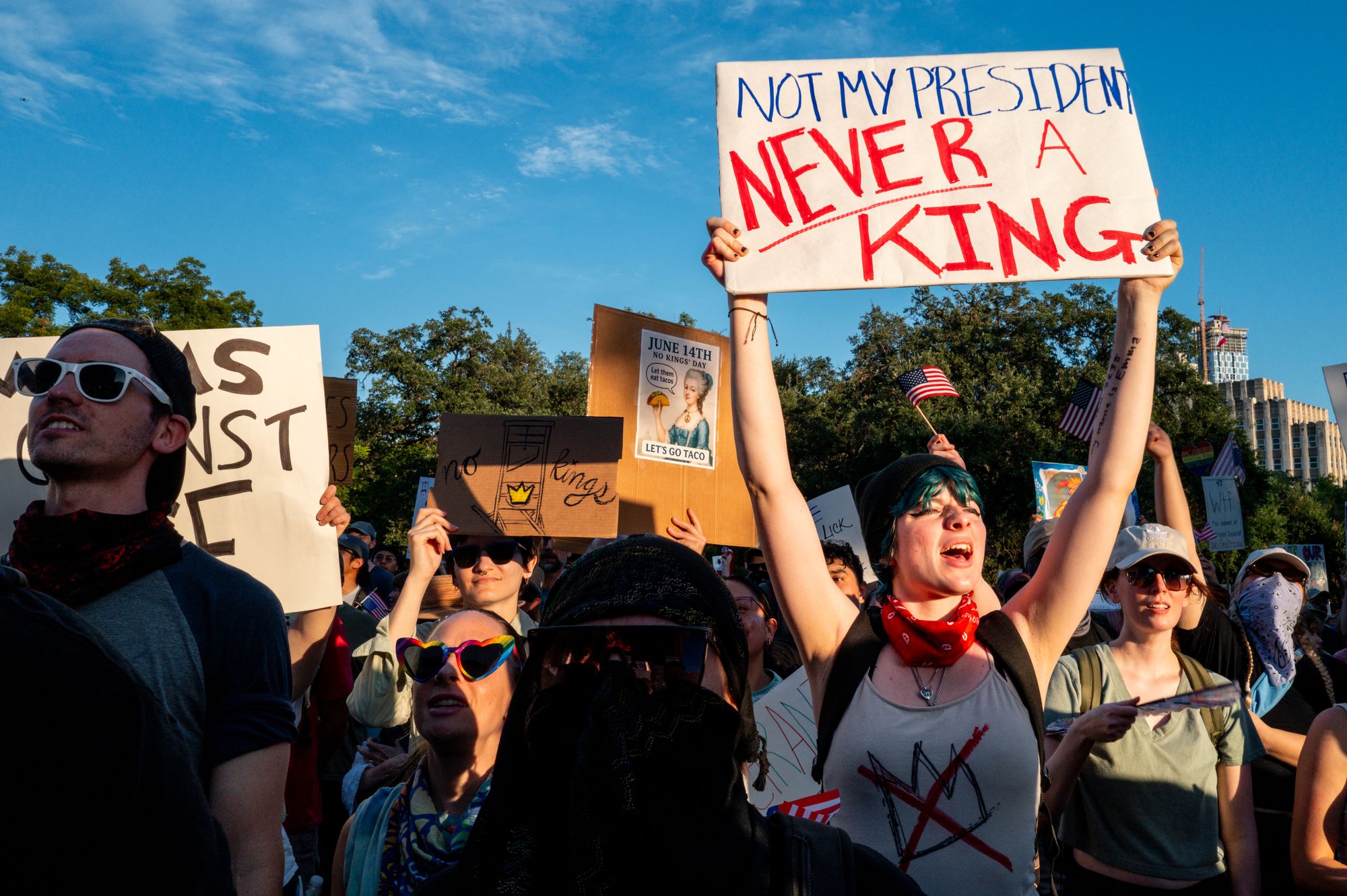 The last 'No Kings' protest took place on June 14 in thousands of cities and towns across the country