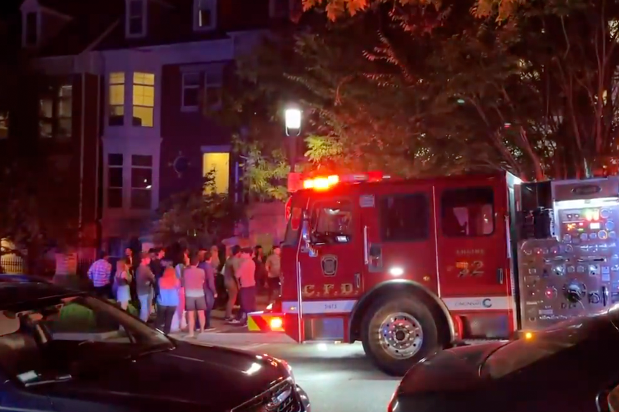 Students had gathered at the off-campus home to celebrate the end of exams when the balcony collapsed, sending students to the ground