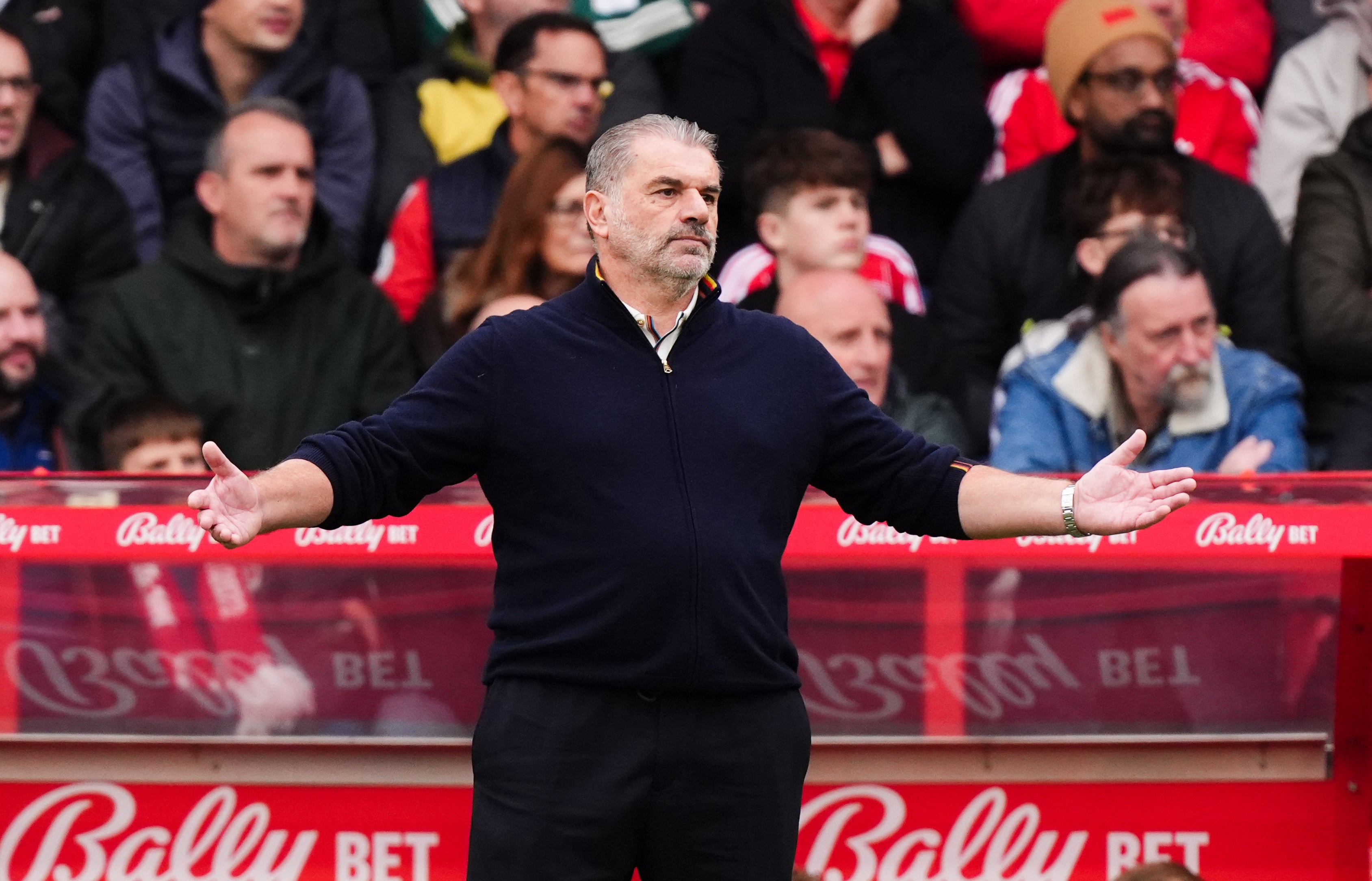 Ange Postecoglou was sacked 19 minutes after full-time at the City Ground