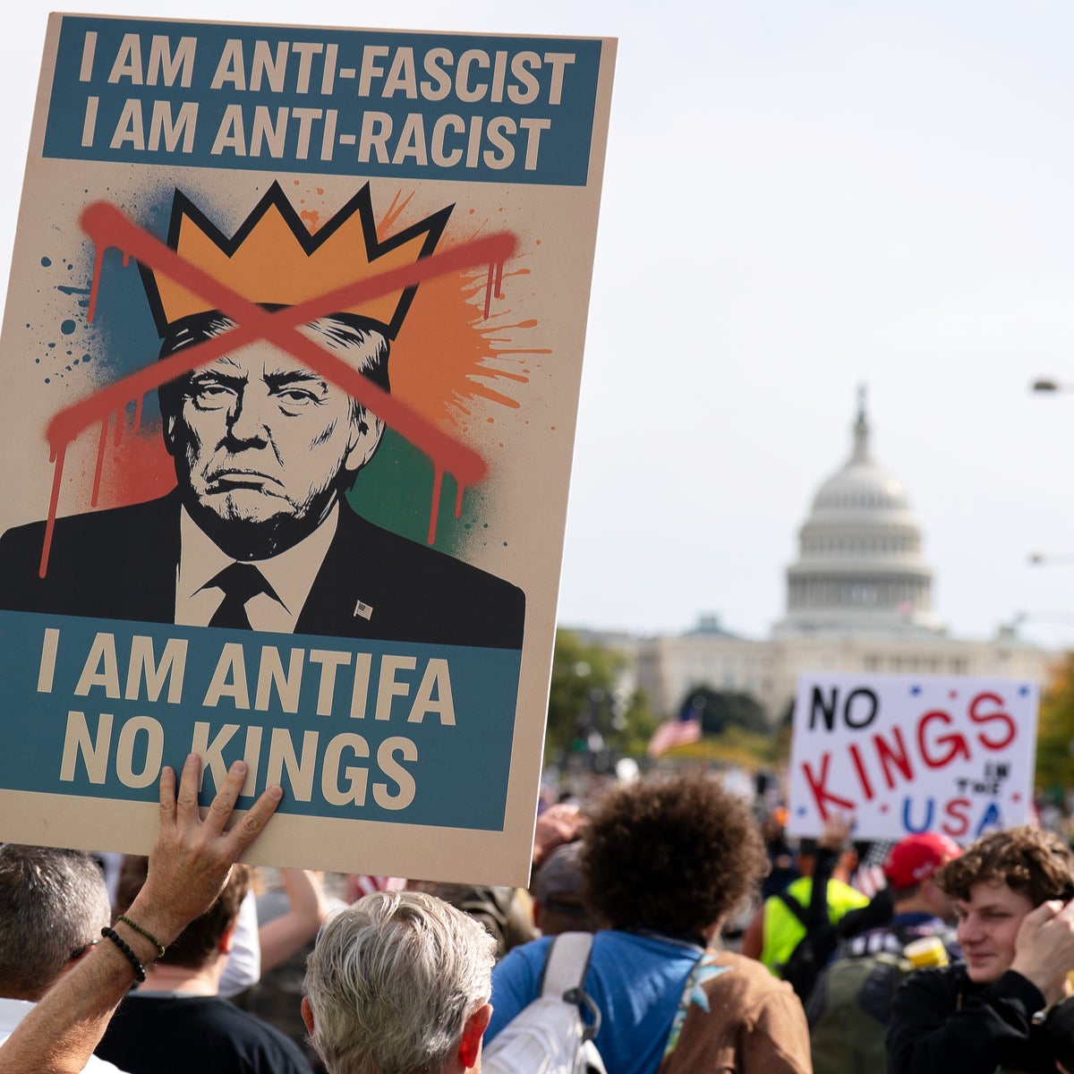 No Kings' protests pass in festival atmosphere as an estimated 7 million  across US rally against Trump's 'authoritarianism' | The Independent