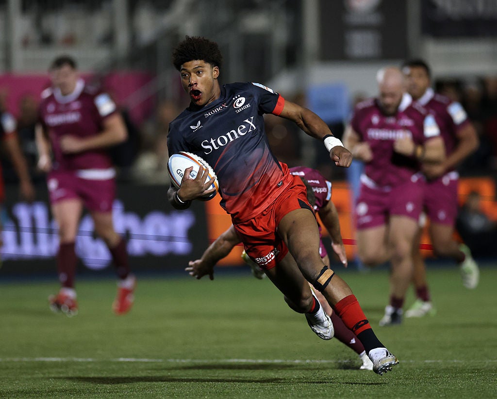 Caluori continued to wreak havoc on the Sale defence