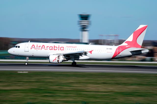 <p>The Air Arabia flight flew dangerously close to the sea on take-off from Catania airport</p>