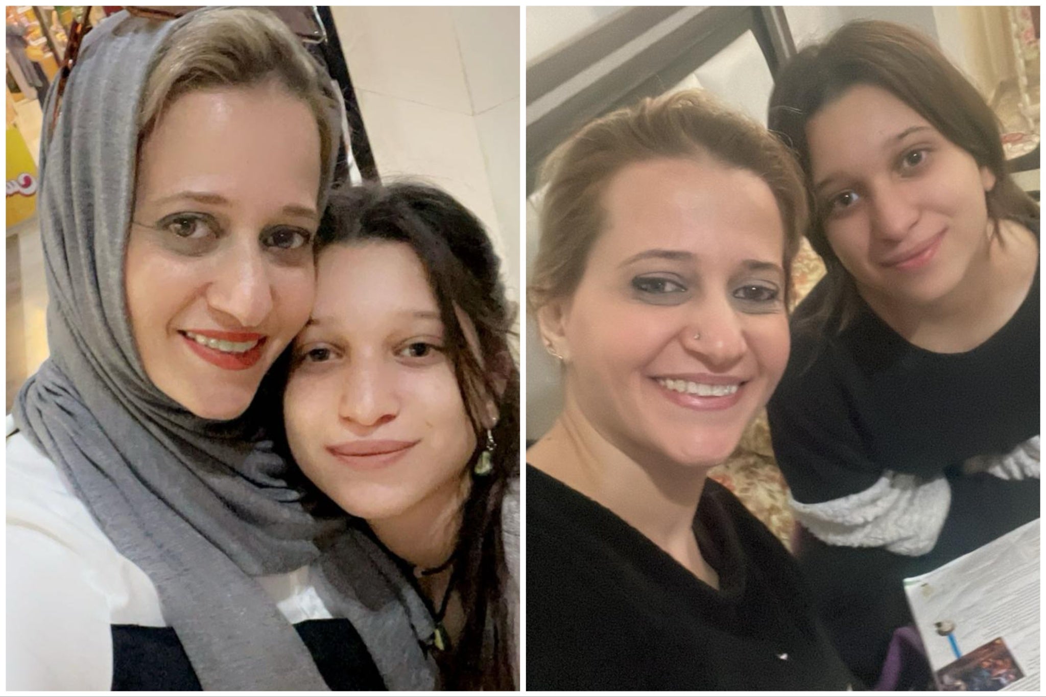 <p>Dania Alafranji, with her mother Hayat, won a scholarship to Reddam House School in Berkshire</p>