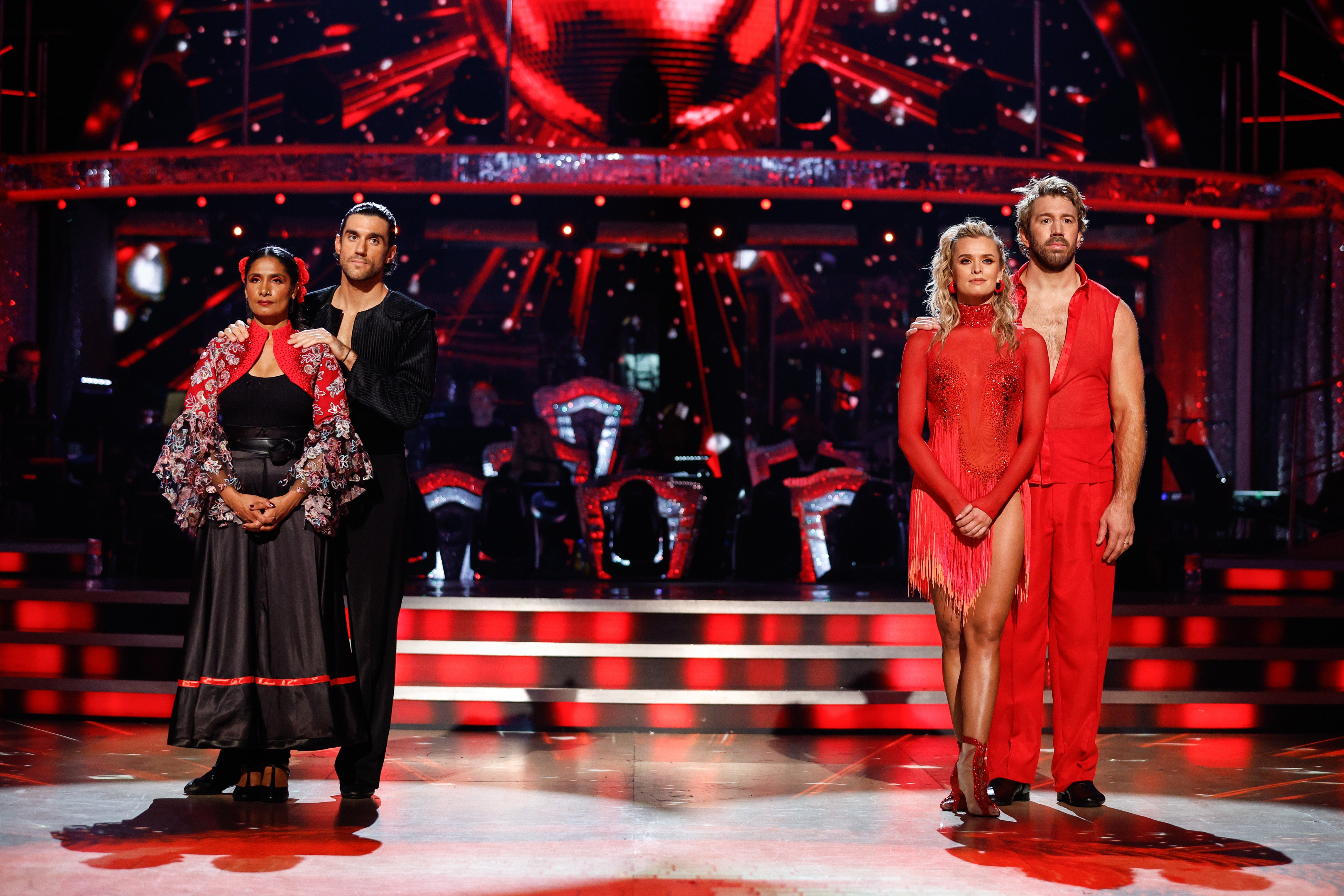 Balvinder Sopal and Julian Caillon found themselves in the dance off again, against Chris Robshaw and Nadiya Bychkova