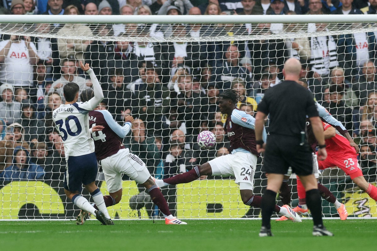 Tottenham vs Aston Villa live: Bentancur blasts Spurs ahead after Romero injury blow in Premier League clash