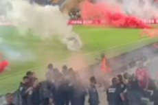 Tel Aviv derby called off after ‘violent riots’ between Maccabi and Hapoel fans