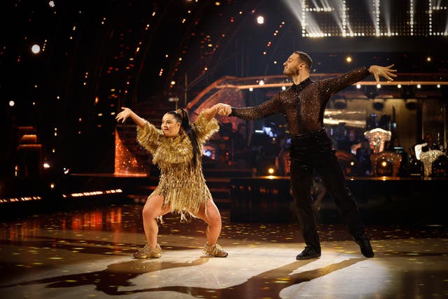<p>Goldstein and her professional partner Vito Coppola on ‘Strictly’</p>