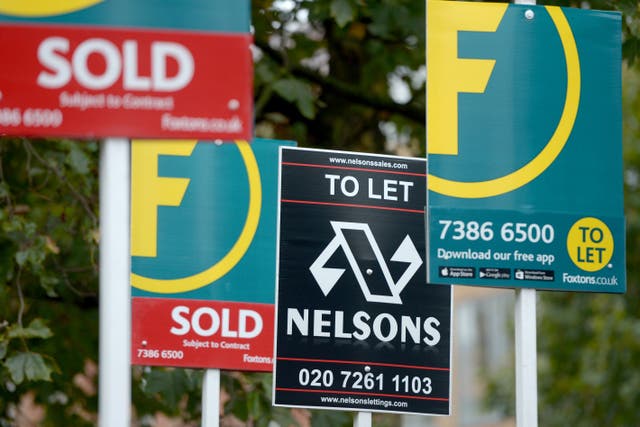 <p>There is a decade-high choice of properties for buyers, Rightmove said (Anthony Devlin/PA)</p>
