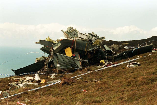The Chinook crash happened on the Mull of Kintyre in 1994 (PA Archive/PA Images)