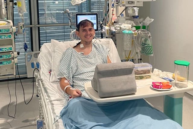 Callum Stroud, 29, took part in this year’s Royal Parks Half Marathon (The PHA Group/PA)