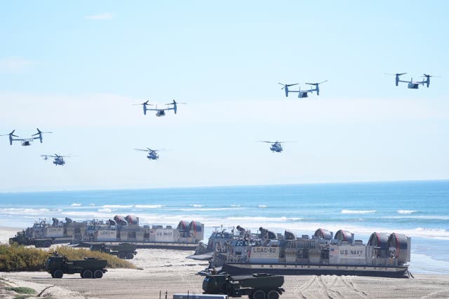 EEUU-EXHIBICIÓN MILITAR-METRALLA