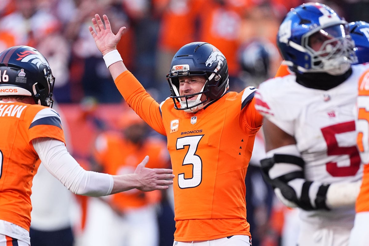 Denver Broncos complete historic comeback in one-point win over New York Giants