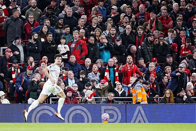Harry Maguire knows Manchester United have to build on their win at Liverpool (Peter Byrne/PA)