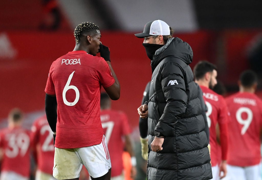 Jurgen Klopp (right) revealed he didn't like the Man United project proposed to him