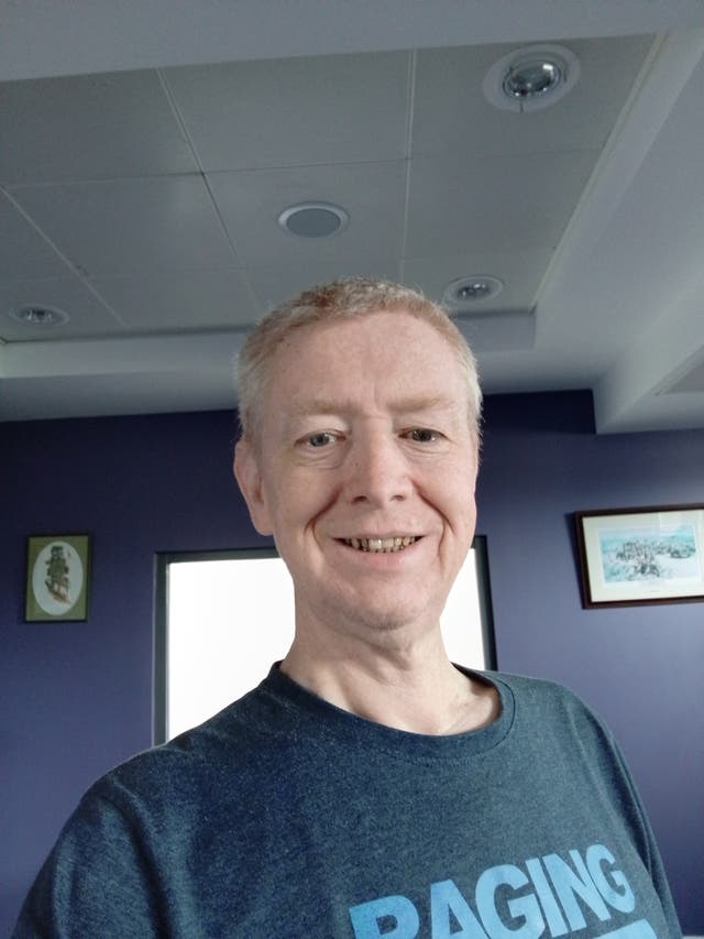 <p>Carl Walsh, 59, from Birmingham, was diagnosed with tongue cancer in May 2024</p>