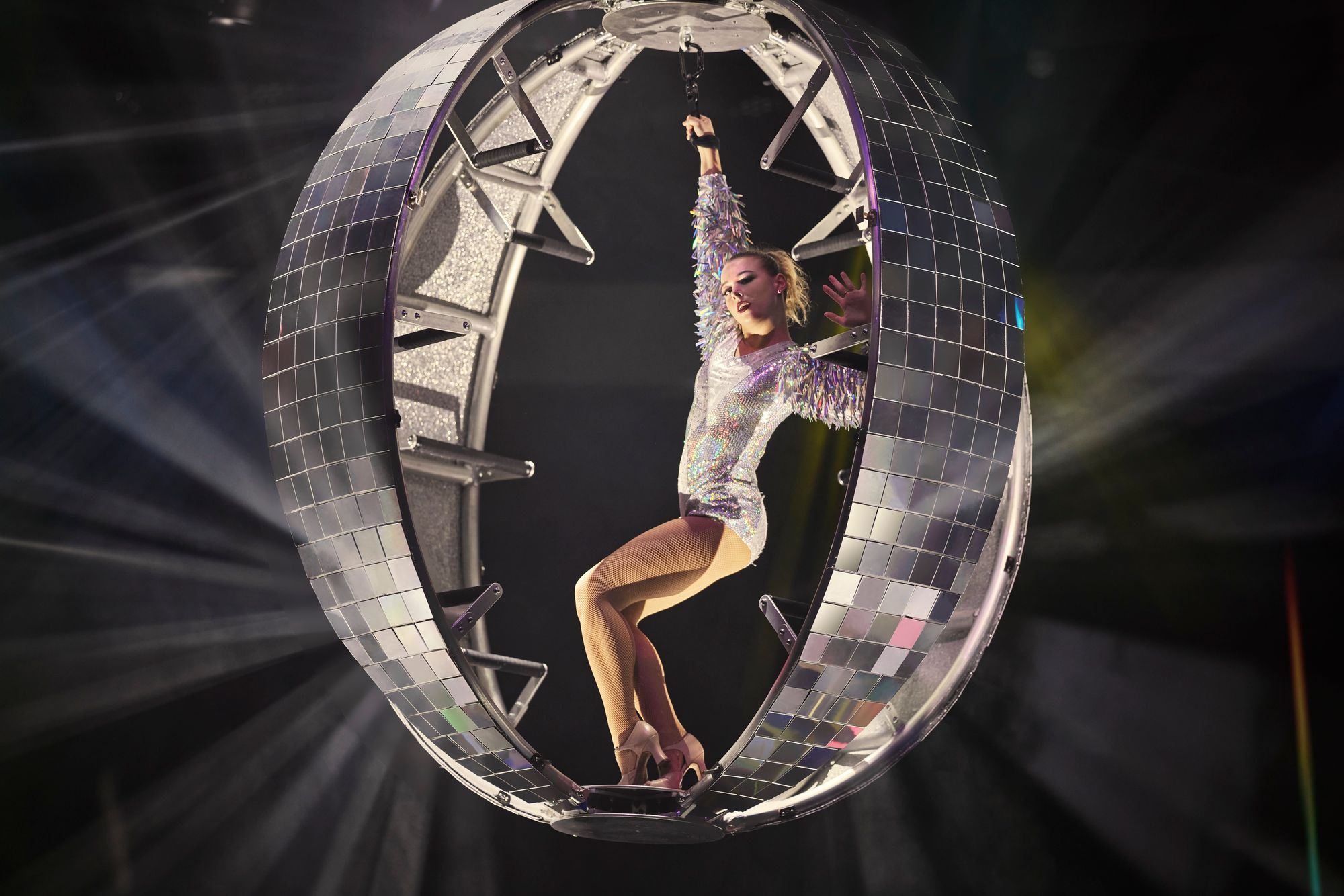 Guests can enjoy a range of acrobatic entertainment aboard Celebrity Xcel