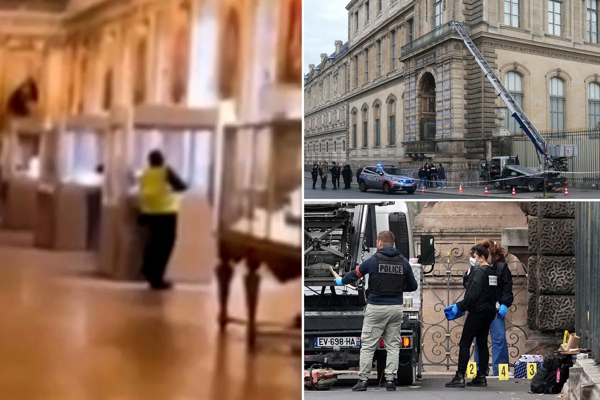 Dramatic Moment Thieves Break Into Display Cases During Brazen Heist At Dramatic Moment Thieves Break Into Display Cases During Brazen Heist At