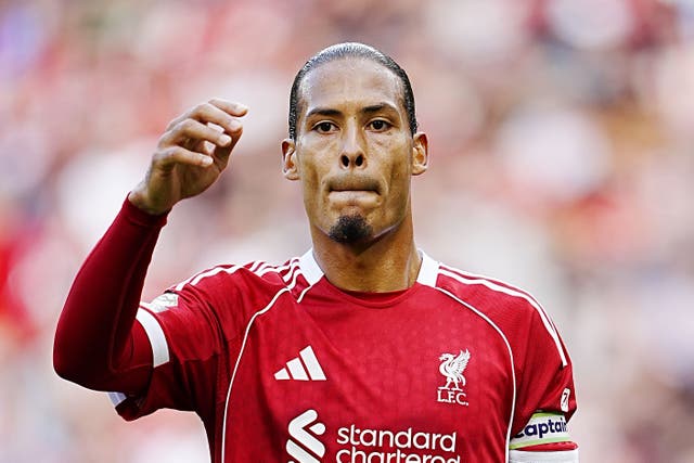 Liverpool captain Virgil van Dijk insists the will to win overrides everything (Peter Byrne/PA)