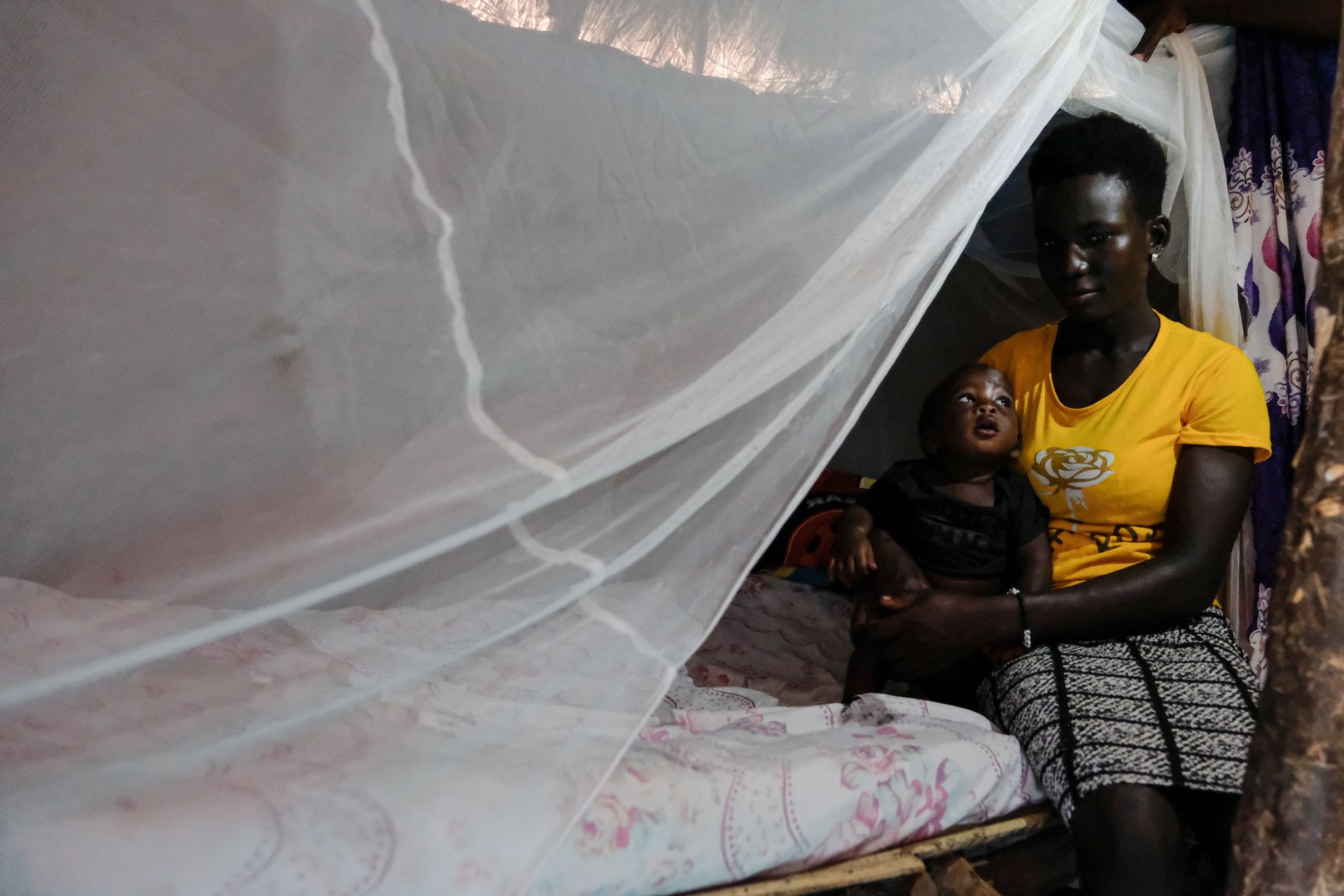 The Global Fund pays for insecticide-treated bed nets as part of the fight against malaria