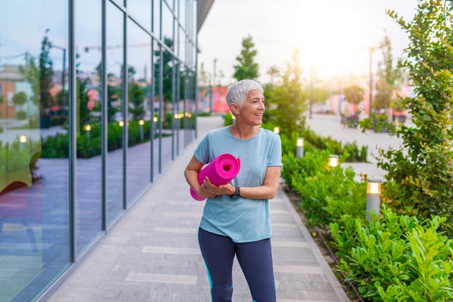 <p>Pilates instructor Abby McLachlan says the Pilates roll down can 'reset your spine' in just two minutes per day</p>