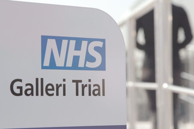 The Galleri blood test often picks up signs before symptoms appear, research suggested (PA)