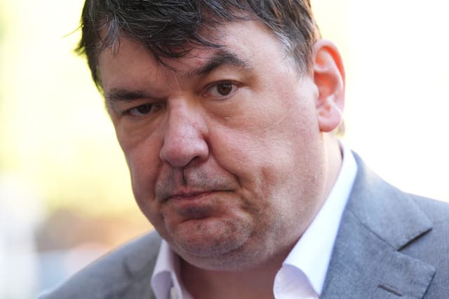 Father Ted creator Graham Linehan said he will face no further action after his arrest at Heathrow Airport (Jonathan Brady/PA)