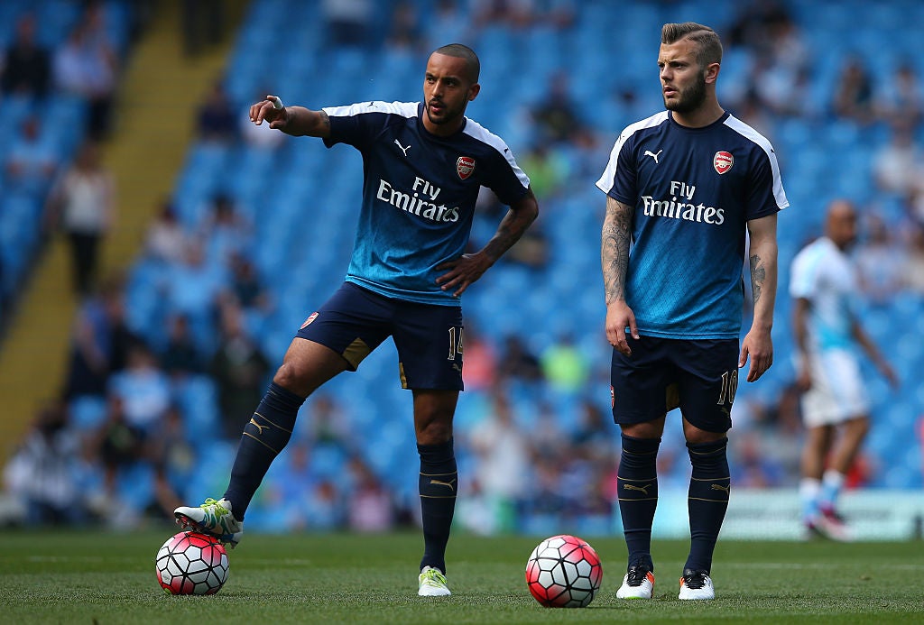 Theo Walcott (left) and Jack Wilshere were Arsenal’s golden boys of the early 2010s