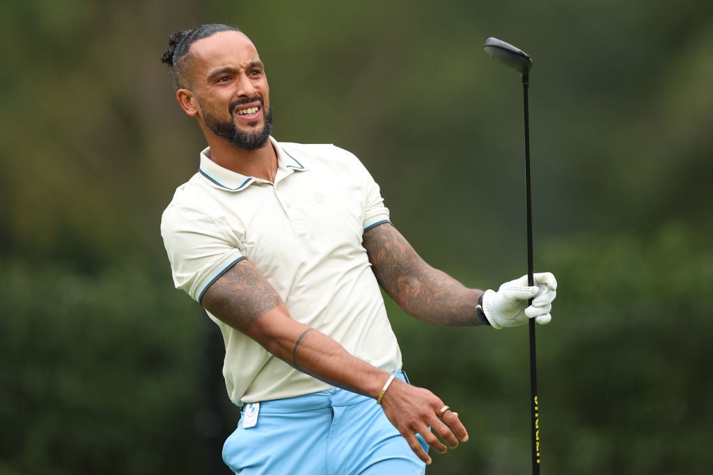 Theo Walcott, pictured at the BMW PGA Championship Pro-Am, has not ruled out going into coaching