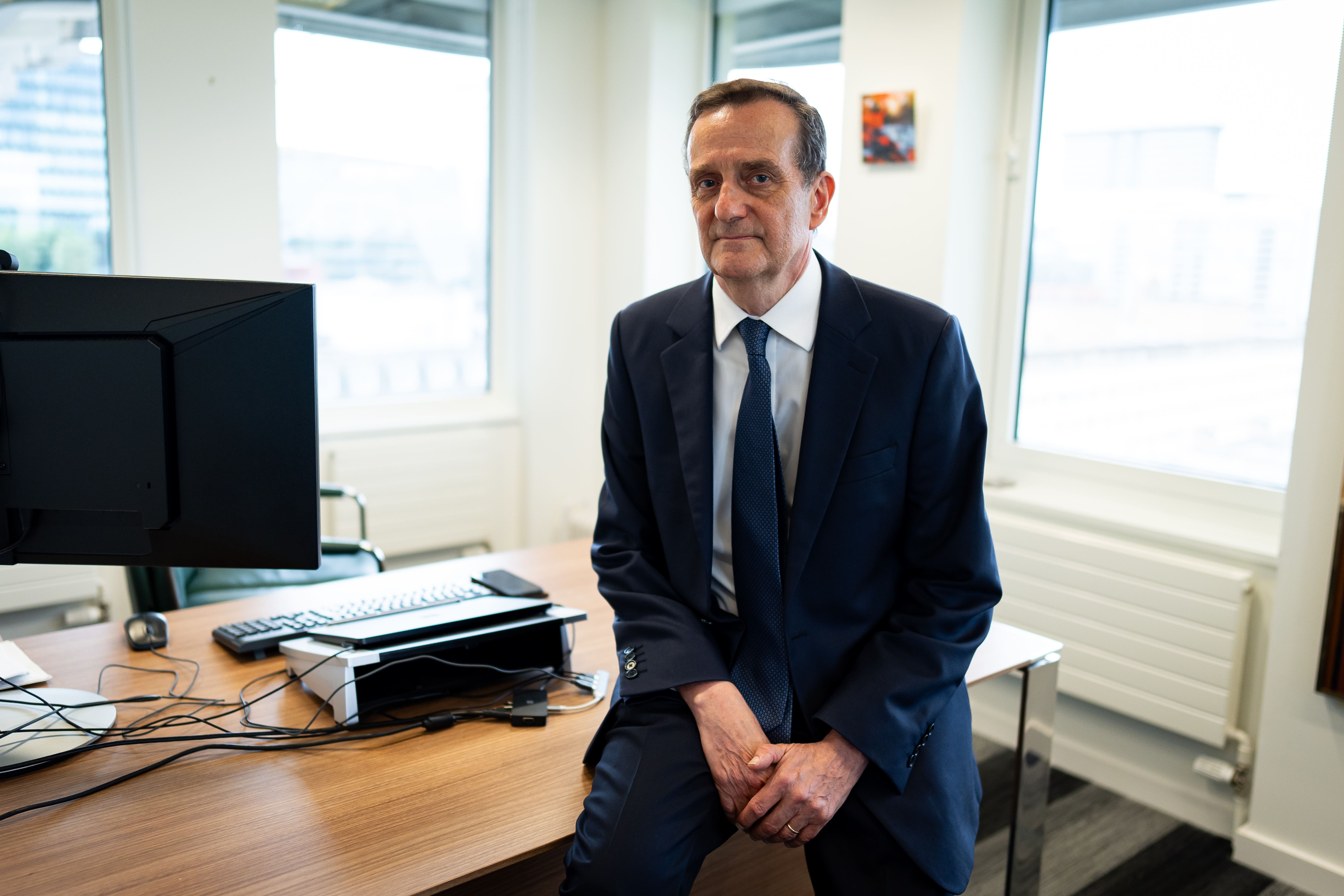 Stephen Parkinson, the director of public prosecutions (DPP), has come under mounting pressure over the collapsed China spy case (Aaron Chown/PA)